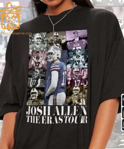 Josh Allen Football Shirt Vintage 90s Retro Buffalo Unisex Gift or The Eras Tour Bootleg Hoodie Sweatshirt Merch 3