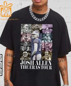 Josh Allen Football Shirt Vintage 90s Retro Buffalo Unisex Gift or The Eras Tour Bootleg Hoodie Sweatshirt Merch 4