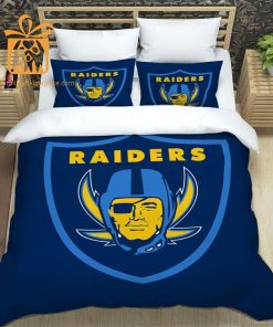 Raiders Bed Set, Custom Cute Bed Sets with Name & Number, Raiders Gifts 5