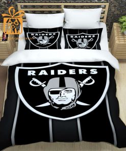 Raiders Bed Set, Custom Cute Bed Sets with Name & Number, Raiders Gifts 1