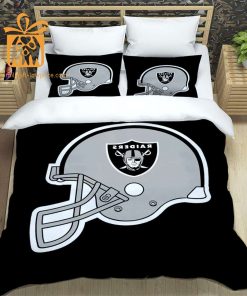 Raiders Bed Set, Custom Cute Bed Sets with Name & Number, Raiders Gifts 2