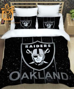 Raiders Bed Set, Custom Cute Bed Sets with Name & Number, Raiders Gifts 3