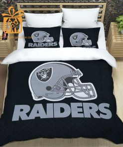 Raiders Bed Set, Custom Cute Bed Sets with Name & Number, Raiders Gifts 4