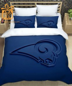 Rams Bedding Set, Custom Cute Bed Sets with Name & Number, LA Rams Gifts 5