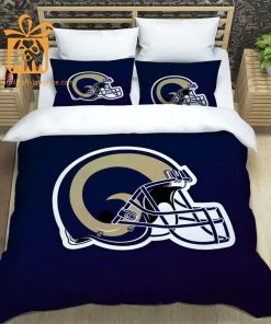 Rams Bedding Set, Custom Cute Bed Sets with Name & Number, LA Rams Gifts 2