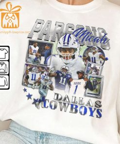 Micah Parson Dallas Cowboys Shirt 90s Vintage Style American Sport Unisex Gift for Fans Retro Hoodie 3
