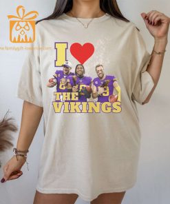 Minnesota Vikings Love T Shirt 90s Vintage NFL Justin Jefferson Kirk Cousins Merch J Jetta Fan Gear 2