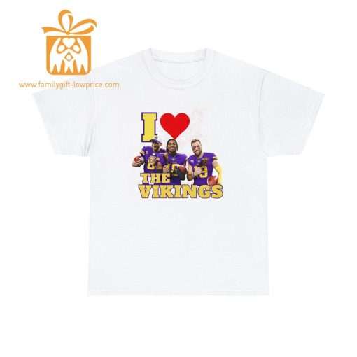 Minnesota Vikings Love T-Shirt – 90s Vintage NFL Justin Jefferson & Kirk Cousins Merch – ‘J Jetta’ Fan Gear