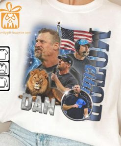 Motor Dan Campbell Detroit Football Shirt Unisex Lions Vintage Fan Gift Perfect for Christmas 1