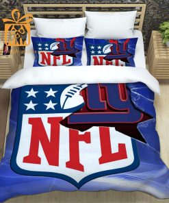 New York Giants Bedding NFL Set, Custom Cute Bed Sets with Name & Number, Gifts for Giants Fans 1