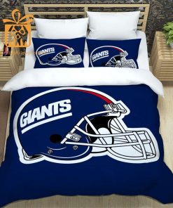 New York Giants Bedding NFL Set, Custom Cute Bed Sets with Name & Number, Gifts for Giants Fans 5