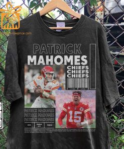 Patrick Mahomes Vintage 90s Inspired Tee Unisex Kansas City Chiefs Football Fan Shirt or Exclusive Bootleg Merchandise