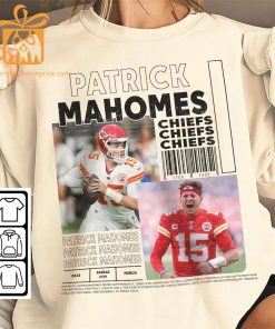 Patrick Mahomes Vintage 90s Inspired Tee Unisex Kansas City Chiefs Football Fan Shirt or Exclusive Bootleg Merchandise 3