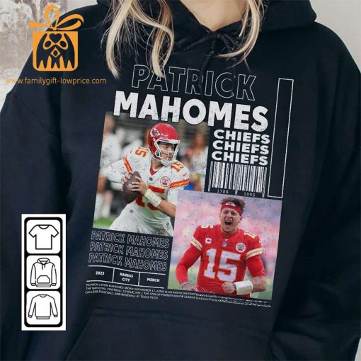 Patrick Mahomes Vintage 90s Inspired Tee – Unisex Kansas City Chiefs Football Fan Shirt | Exclusive Bootleg Merchandise