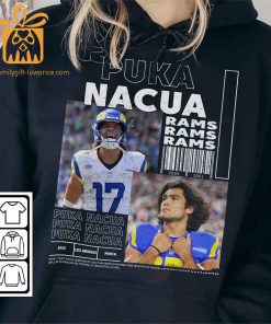 Puka Nacua Vintage 90s Inspired Tee Unisex Los Angeles Rams Football Fan Shirt or Exclusive Bootleg Merchandise 4