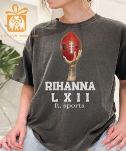 Rihanna Super Bowl 62 T Shirt or Halftime Show Inspired Design or Ultimate Sports Fan Gear 1
