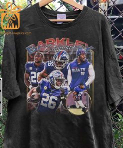 Saquon Barkley New York Football Shirt Unisex Giants Vintage Fan Gift Perfect for Christmas 1