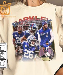 Saquon Barkley New York Football Shirt Unisex Giants Vintage Fan Gift Perfect for Christmas 2
