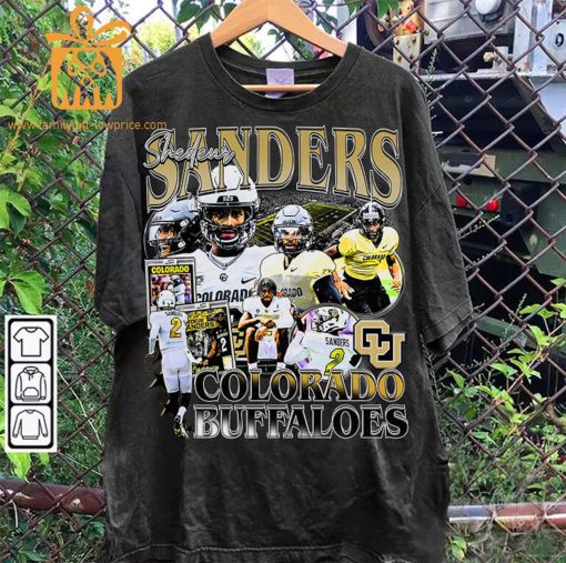 Shedeur Sanders Retro T-Shirt – 90s Vintage NFL Shirts – Oversized American Football T-Shirt