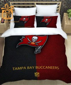 Tampa Bay Buccaneers Bedding NFL Set, Custom Cute Bed Sets with Name & Number, Buccaneers Gifts 1