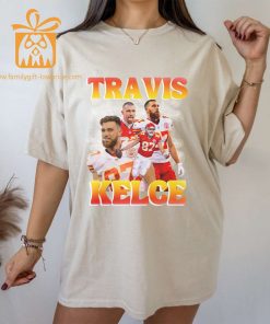 Travis Kelce Kansas City Chiefs Retro Shirt 90s Vintage NFL Gear Super Bowl Champion Merchandise 4