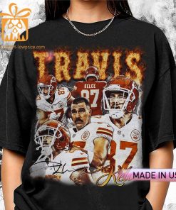 Travis Kelce Kansas City Football Shirt Unisex Chiefs Vintage Fan Gift Perfect for Christmas 2