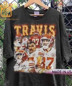 Travis Kelce Kansas City Football Shirt Unisex Chiefs Vintage Fan Gift Perfect for Christmas