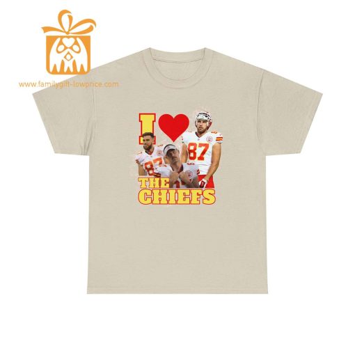 Travis Kelce Love & Funny Kansas City Chiefs T-Shirt – Retro 90s NFL Jersey Gear