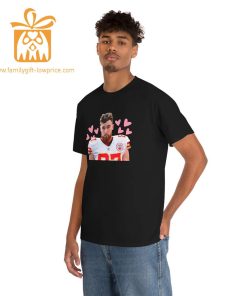 Travis Kelce Love Heart T Shirt Vintage Kansas City Chiefs NFL Gear Super Bowl Champion Merchandise 3