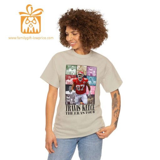 Travis Kelce ‘The Eras Tour’ NFL T-Shirt – Kansas City Chiefs Pride Meets Taylor’s Edition | Perfect Matchday Gear for NFL Couples