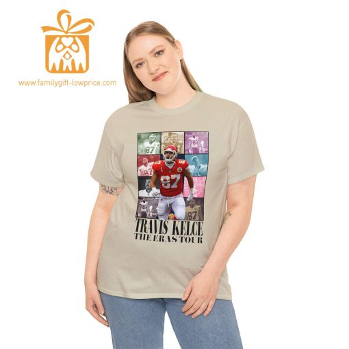 Travis Kelce ‘The Eras Tour’ NFL T-Shirt – Kansas City Chiefs Pride Meets Taylor’s Edition | Perfect Matchday Gear for NFL Couples