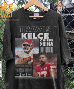Travis Kelce Vintage 90s Inspired Tee Unisex Kansas City Football Fan Shirt or Exclusive Bootleg Merchandise 1