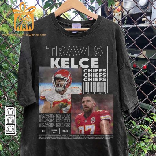 Travis Kelce Vintage 90s Inspired Tee – Unisex Kansas City Football Fan Shirt | Exclusive Bootleg Merchandise