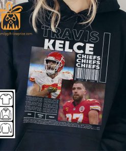Travis Kelce Vintage 90s Inspired Tee Unisex Kansas City Football Fan Shirt or Exclusive Bootleg Merchandise 3