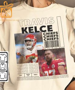 Travis Kelce Vintage 90s Inspired Tee Unisex Kansas City Football Fan Shirt or Exclusive Bootleg Merchandise 4