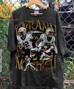 Tyrann Mathieu Retro T Shirt 90s Vintage NFL Shirts Oversized American Football T Shirt