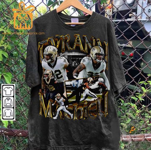 Tyrann Mathieu Retro T-Shirt – 90s Vintage NFL Shirts – Oversized American Football T-Shirt