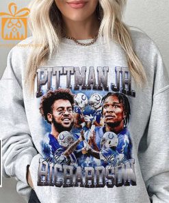 Vintage 90s Inspired Michael Pittman Jr Anthony Richardson Shirt Indianapolis Football Collectible Perfect for Fathers Day Christmas 1