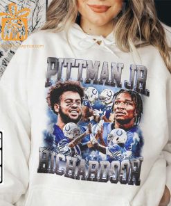 Vintage 90s Inspired Michael Pittman Jr Anthony Richardson Shirt Indianapolis Football Collectible Perfect for Fathers Day Christmas