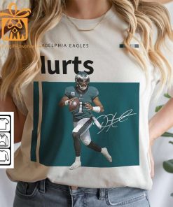 Vintage Jalen Hurts 1 Eagles Football T Shirt Retro 90s Bootleg Graphic Tee Collectible Sports Merchandise