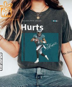 Vintage Jalen Hurts 1 Eagles Football T Shirt Retro 90s Bootleg Graphic Tee Collectible Sports Merchandise 4