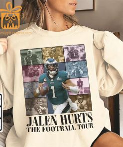 Vintage Jalen Hurts T Shirt Retro 90s Philadelphia Eagles Bootleg Design Must Have Football Tour Fan Gear 2