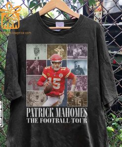 Vintage Patrick Mahomes T Shirt Retro 90s Kansas City Chiefs Bootleg Design Must Have Football Tour Fan Gear 4