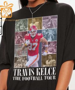 Vintage Travis Kelce T Shirt Retro 90s Kansas City Chiefs Bootleg Design Must Have Football Tour Fan Gear 2
