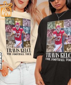 Vintage Travis Kelce T Shirt Retro 90s Kansas City Chiefs Bootleg Design Must Have Football Tour Fan Gear