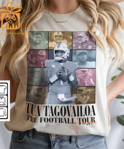 Vintage Tua Tagovailoa T Shirt Retro 90s Miami Dolphins Bootleg Design Must Have Football Tour Fan Gear 3