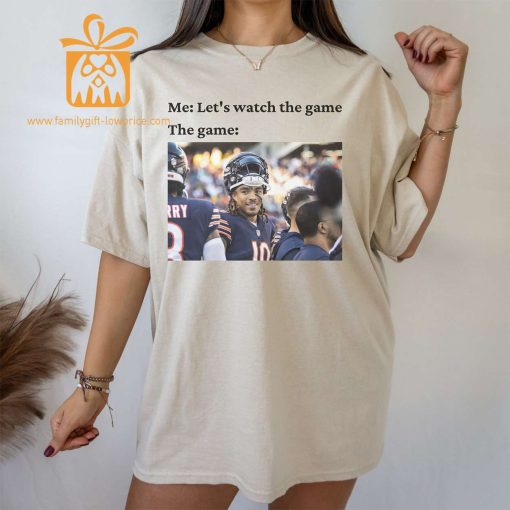 Watch the Game with Chase Claypool T-Shirt, Chicago Bears Team Gear, Vintage NFL Shirt, Claypool Merchandise for Fans