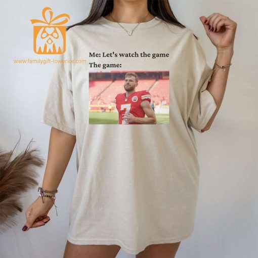 Watch the Game with Harrison Butker T-Shirt, Kansas City Chiefs Team Gear, Vintage NFL Shirt, Butker Merchandise for Fans