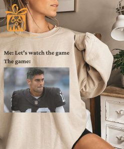 Watch the Game with Jimmy Garoppolo T Shirt Las Vegas Raiders Team Gear Vintage NFL Shirt Garoppolo Merchandise for Fans 2