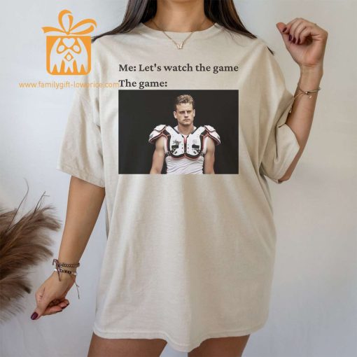 Watch the Game with Joe Brr T-Shirt, Cincinnati Bengals Team Gear, Vintage NFL Shirt, Brr Brothers Merchandise for Fans